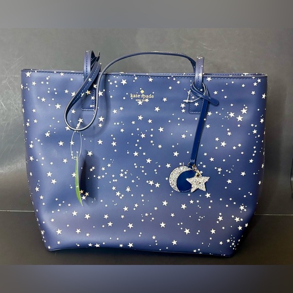 kate spade Handbags - BNWT Kate Spade Kearny Grecia Tote Bag, Star Navy